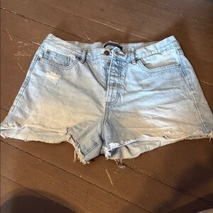 Light Blue Denim Women's Shorts
